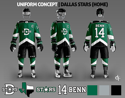 NHL Uniform Concepts — Dallas Stars