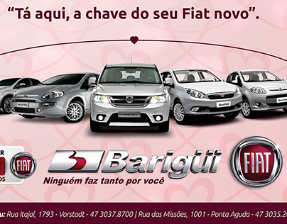 Anúncio Para o Dia dos Namorados da Fiat Barigüi - 2013