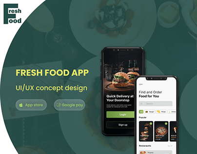 Fresh Food App (UI/UX Design)