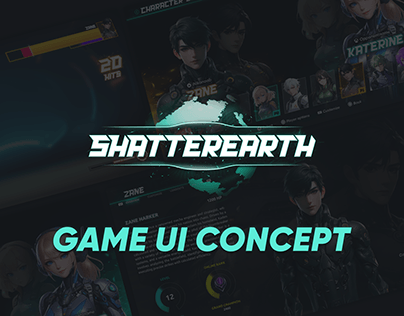 GAME UI CONCEPT - Sci-fi fighting game