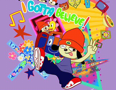 PaRappa the Rapper Animation on Behance