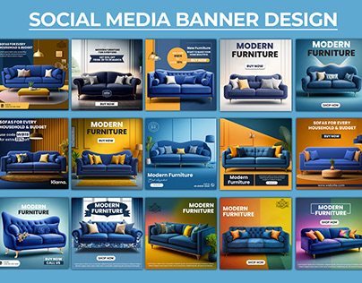 Social Media post design || Sofa Ads design ||