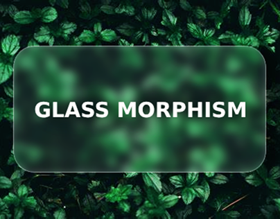 Glass Morphism Profile UI Animation