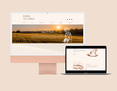 Farm To Table - Website Design