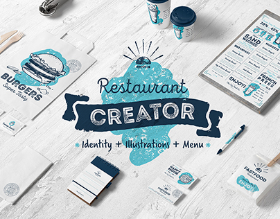 Café and restaurant identity creator