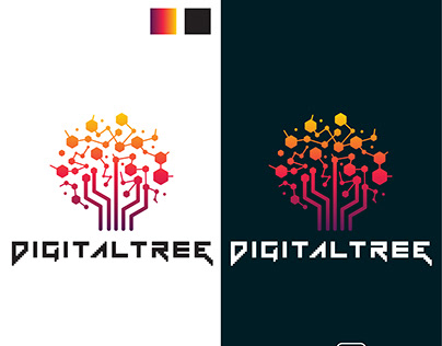 Pigitaltree Logo Design.