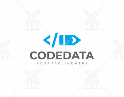 Developing code logo design