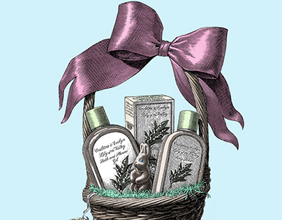 Crabtree & Evelyn Easter Illustration