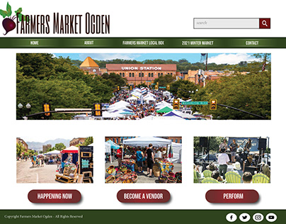 Farmers Market Webpage