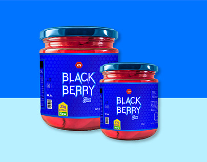 BLACK BERRY Label Design