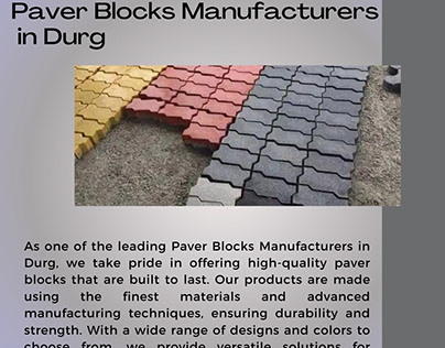 Paver Blocks Manufacturers in Durg