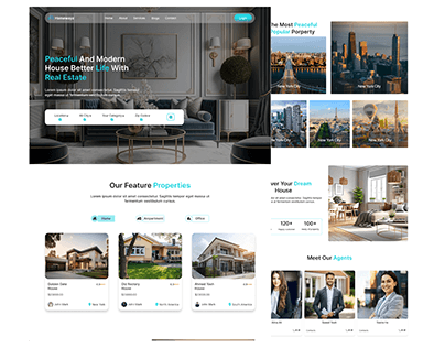 Project thumbnail - Real Estate Website/Property Landing page