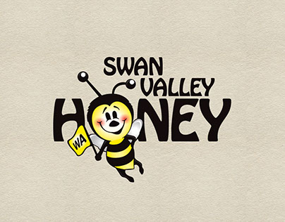 Swan Valley Honey Logo, Branding and Packaging