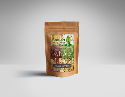 Dried Foods Product Design & Packagin Mockup