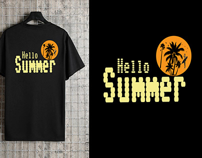 Hello Summer New T shirt Design.