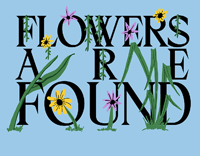 flowers are found