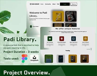 Padi Library: A Case Study of a Resource Hub Product.