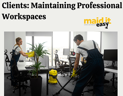 Maid Services Corporate Clients Professional Workspaces