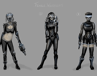 Female Warriors Concept