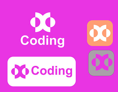Coding Logo Design, C Logo Concept Branding Design