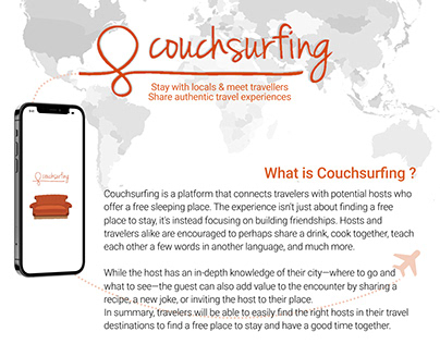 Couchsurfing Re-design