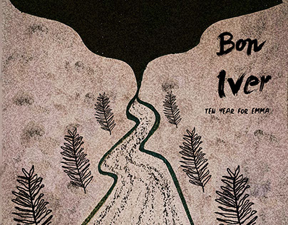 Propuesta Portada disco "Bon Iver" Décimo aniversario