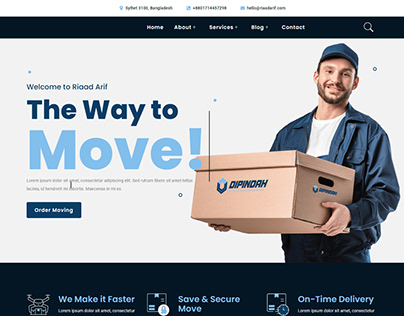 Moving Company WordPress Website | Web Design