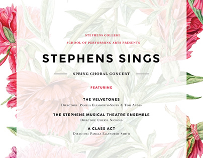 Stephens College Choral Concert Poster Variations