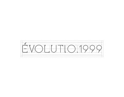 ÉVOLUTIO.1999 Wordmark Design
