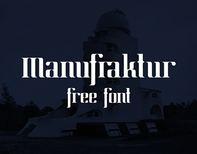 Manufraktur (Free Font)