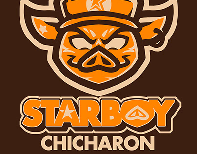 Starboy Chicharon Mascot and Textwork | Commission