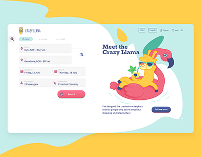 Crazy Llama Booking Platform