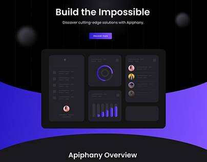 Apiphany Landing Page