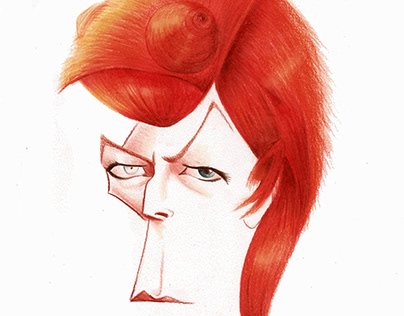 Bowie caricature