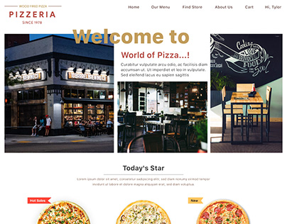 Pizzeria Website | Rebranding of Pizzeria Family