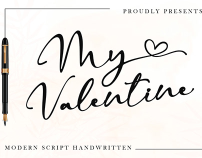 My Valentine Handwritten Font