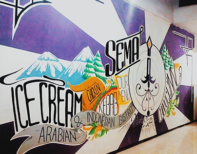 Sema Arabian & Indonesian Bistro Mural Project