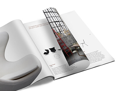 Publication for Arne Jacobsen's furnitures