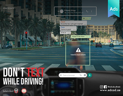 Project thumbnail - BACKSAFE: Don't Text and Drive Campaign