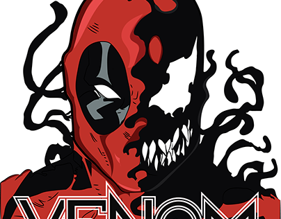 Deadpool+Venom Vector art