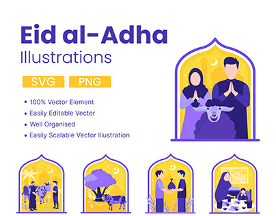 Eid al-Adha Illustraions