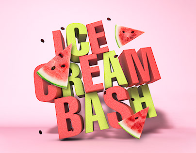 Ice Cream Bash - 3d poster