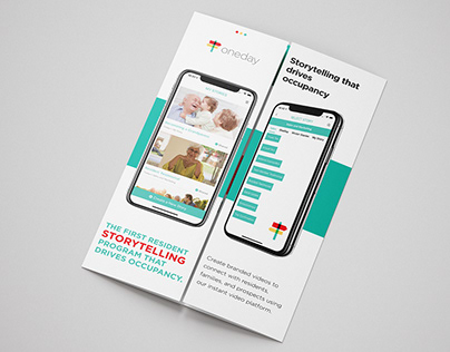 Gate fold Brochure for mobile app