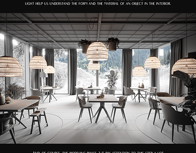 A Cafe Visualization of a cafe by Region Render Studio.