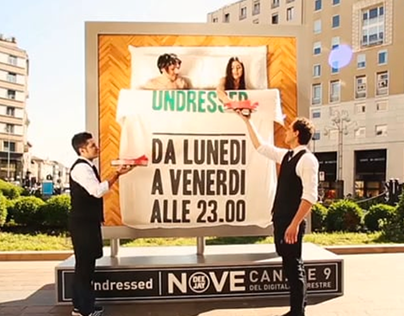CANALE NOVE / Undressed live billboard