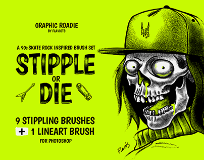 Stipple or Die - Photoshop brush set