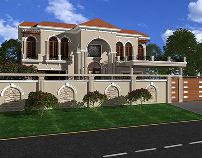 Project thumbnail - Render, Modern ,Classical & tranditional spanish house