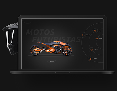 Landing page | Futuristic motorcycles