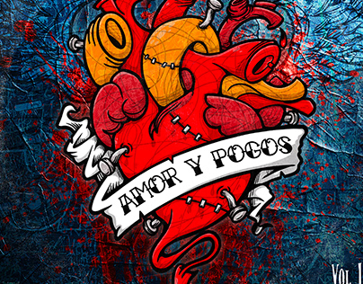 Project thumbnail - Amor y pogos. EP cover for SujetoK