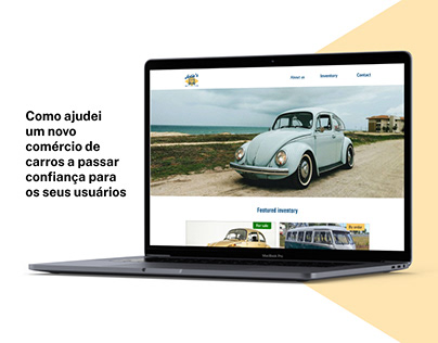Website para carros antigos